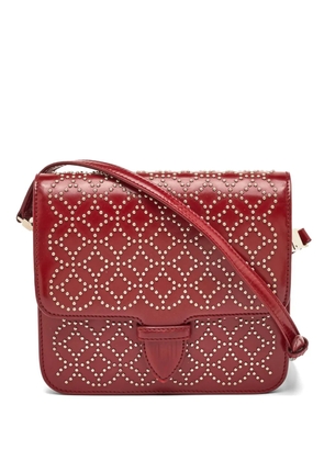 Alaïa Pre-Owned Arabesque studded shoulder bag - Red
