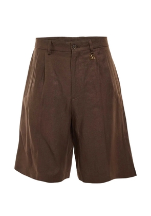 Dolce & Gabbana Pre-Owned logo-detail bermuda shorts - Brown