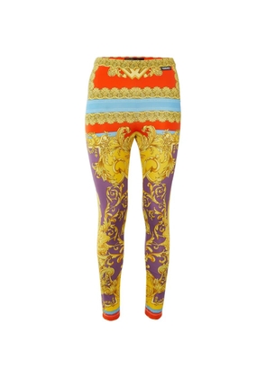 Versace Pre-Owned Heritage baroque-print leggings - Gold