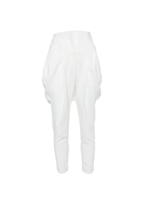 Givenchy Pre-Owned high-waisted tapered trousers - White