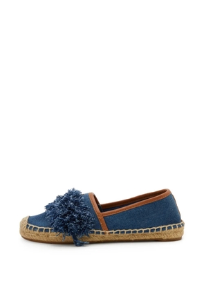Tory Burch Shaw fringe espadrille ballet flats - Blue