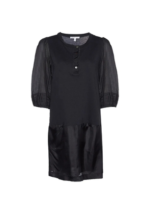See By Chloé Vintage ruffle-trim shift mini dress - Black