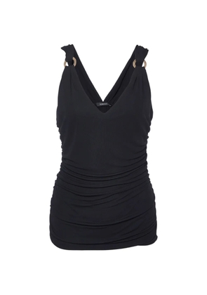 Versace Pre-Owned ruched sleeveless top - Black