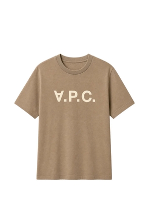 A.P.C. V.P.C. logo-print T-shirt - Neutrals