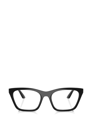Emporio Armani square-frame clip-on glasses - Black