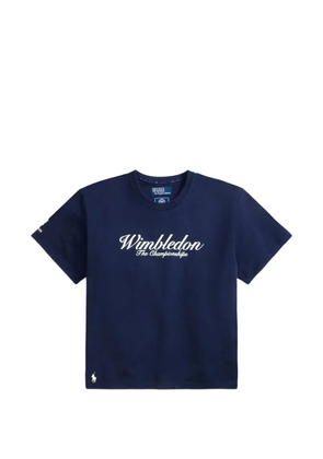 Polo Ralph Lauren logo-embroidery cotton T-shirt - Blue