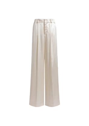 Alberta Ferretti pleated trousers - Neutrals