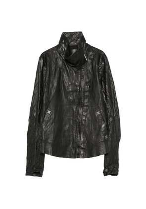 Isaac Sellam Experience crinkled leather jacket - Black