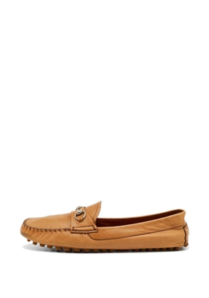 Gucci Pre-Owned Horsebit loafers - Brown
