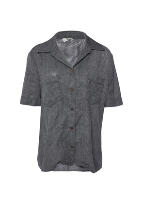 Fendi Pre-Owned perforated short-sleeve shirt - Grey