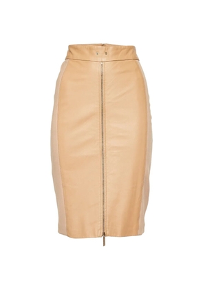 Elisabetta Franchi panel pencil skirt - Neutrals