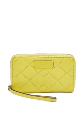 Marc Jacobs Vintage quilted zip-around wallet - Yellow