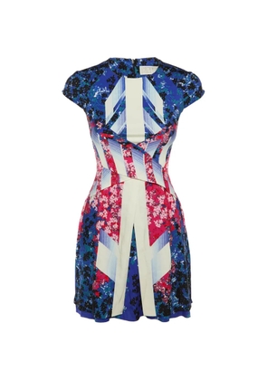 Peter Pilotto Mira abstract-print mini dress - Blue