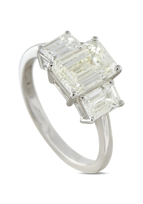 LB Exclusive diamond three-stone ring - Silver