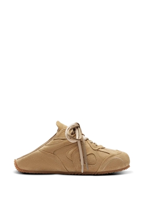 Axel Arigato Slow lace-up suede mules - Neutrals