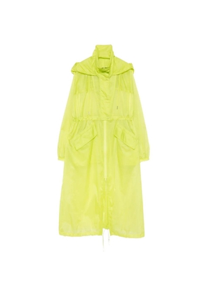 Patrizia Pepe drawstring hooded dress - Yellow