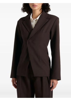 Manière De Voir Beatrice tailored cinched blazer - Brown
