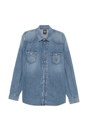 Htc Los Angeles embellished western-yoke shirt - Blue