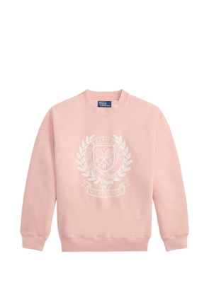 Polo Ralph Lauren Wimbledon crest-embroidered sweatshirt - Pink