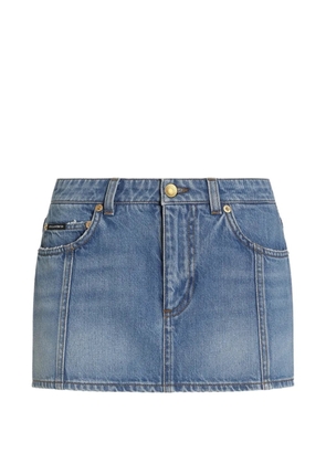 Dolce & Gabbana denim mini skirt - Blue