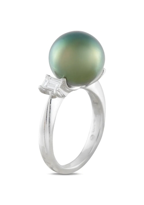 LB Exclusive pearl and diamond ring - Silver