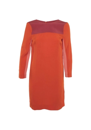Victoria Victoria Beckham colorblock mini dress - Orange