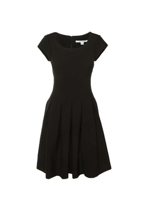 DVF Diane von Furstenberg Diane Von Furstenberg pleated mini dress - Black