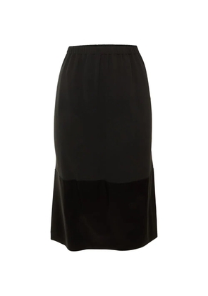 Celine Pre-Owned paneled midi skirt - Black