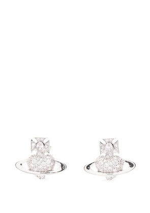 Vivienne Westwood Pre-Owned Agnatha rhinestone earrings - Silver