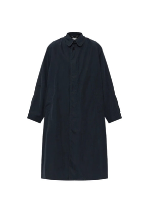 Maison Margiela button-fastening long-sleeve coat - Blue