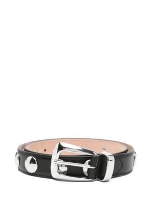 KHAITE Pre-Owned Benny studded belt - Black