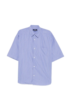 Comme des Garçons Homme striped short-sleeve shirt - Blue