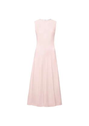 Another Tomorrow midi panelled flared dress - Pink