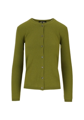 La-Rose round-neck cardigan - Green