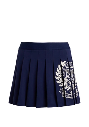 Polo Ralph Lauren Wimbledon Logo Performance pleated mini skirt - Blue