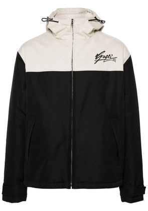 Gucci canvas hooded jacket - Black