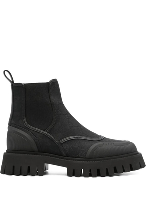 Gucci GG canvas Chelsea boots - Black