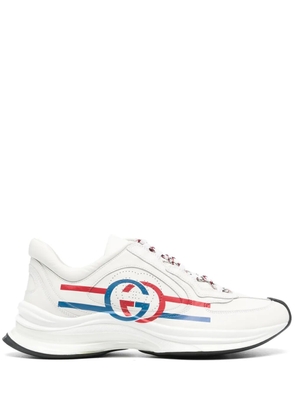Gucci Run leather sneakers - White