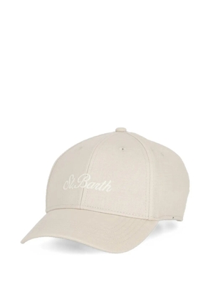 MC2 Saint Barth logo-embroidered baseball cap - Neutrals