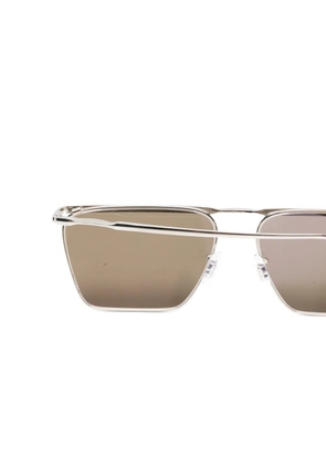 Jil Sander x Oliver Peoples rectangle-frame sunglasses - Silver