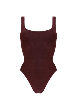 MC2 Saint Barth Lora crinkle-effect swimsuit - Brown
