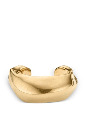 Jimmy Choo textured cuff bracelet - Gold