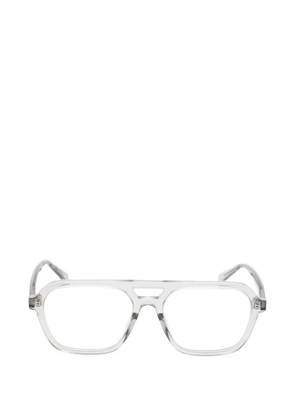 Saint Laurent Eyewear pilot-frame glasses - White