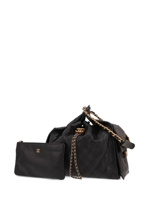 CHANEL Pre-Owned Chanel 25 small quilted leather shoulder bag - Black