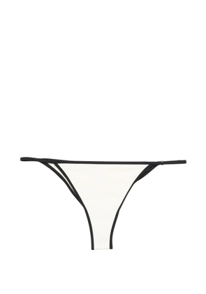 MC2 Saint Barth Zephire contrast-trim bikini bottoms - Neutrals