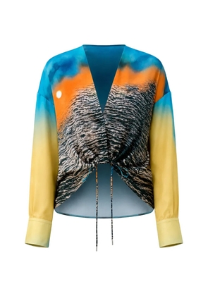 Silvia Tcherassi Merida drawstring blouse - Black
