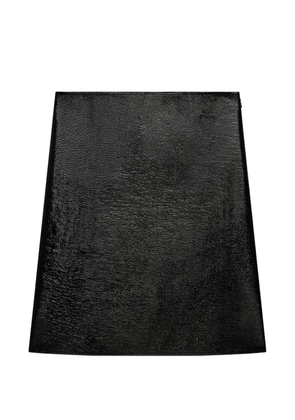 Courrèges A-line mini skirt - Black