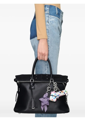 Maison Margiela polka-dot-print keyring - White