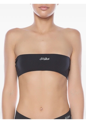 MC2 Saint Barth Georgina logo-print bralette - Black