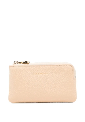 Coccinelle C-Me pebbled leather pouch - Neutrals